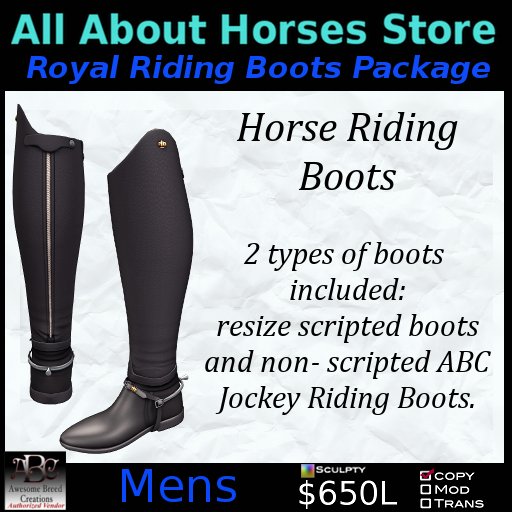 Jockey Royal Riding Boot Package - Black - Men
