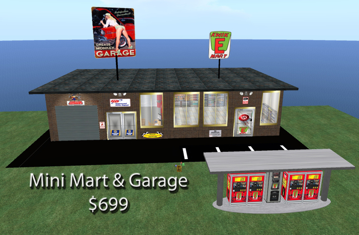 Boxed Mini Mart & Garage