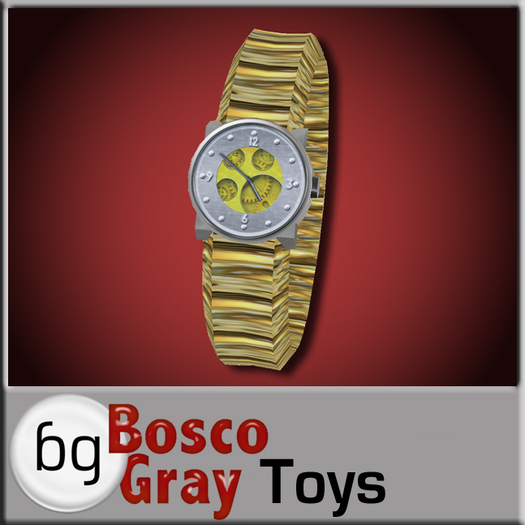 Classic Watch With Visible Animated Gears