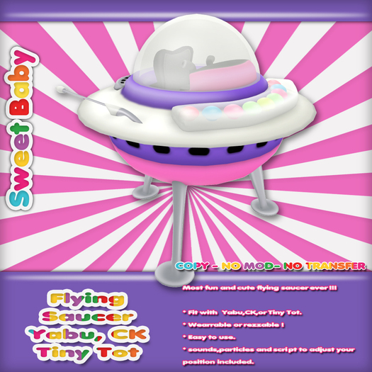 Sweet Baby - Flying Saucer - Pink Purple