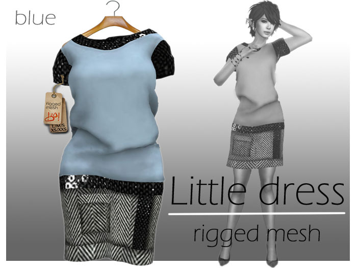 !gO! Little dress blue