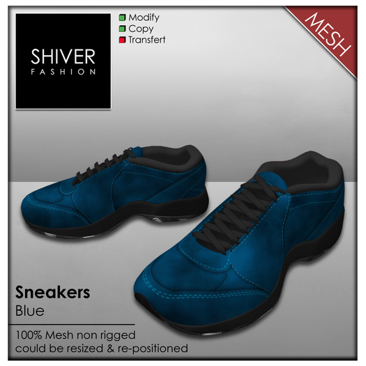 Shiver - Mesh Sneakers - Blue