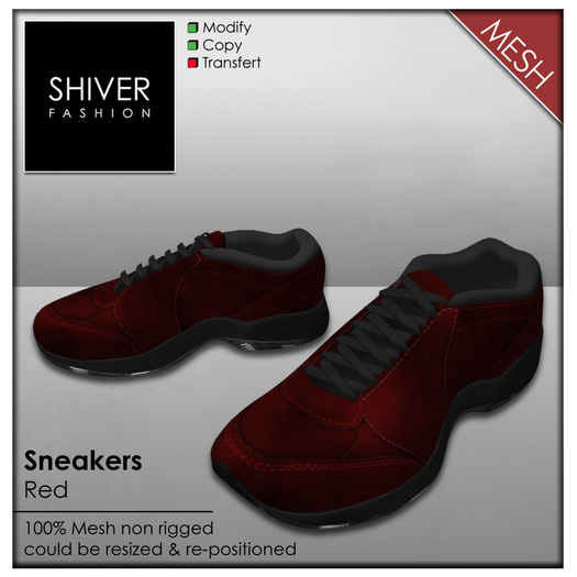 Shiver - Mesh Sneakers - Red