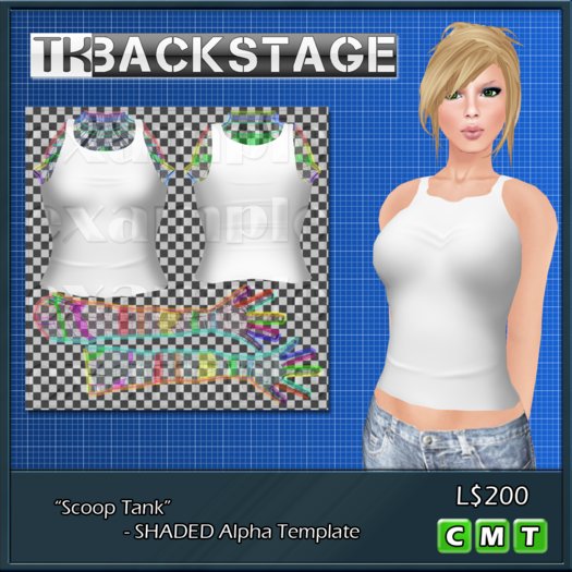 TKBackstage - Shaded Scoop Tank
