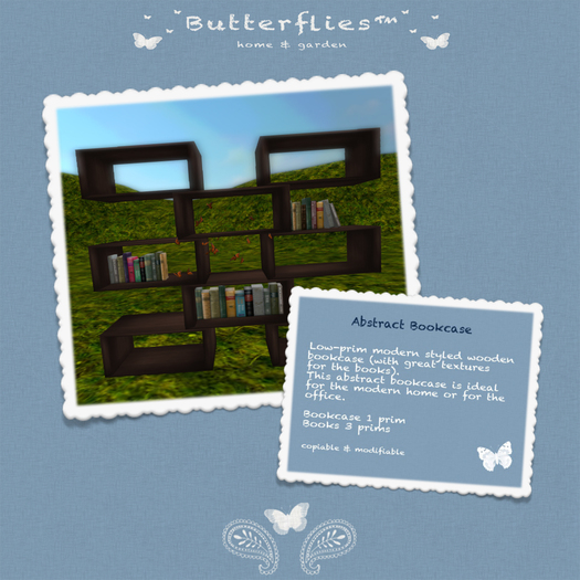 ButterfliesTM - Abstract Bookcase