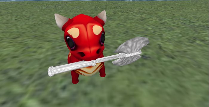 Rexie Battle Axe Silver (Mouth) v2