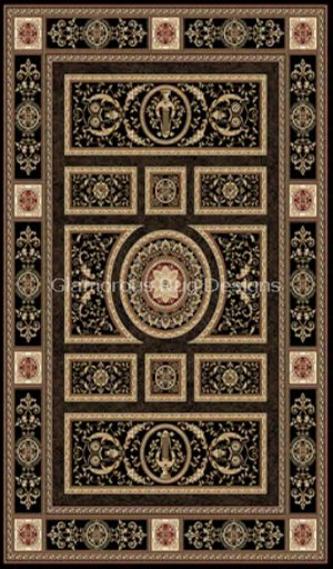 BEAUTIFUL Quality Oriental Persian Rug - Bruce Cream / Black- 1 Prim!