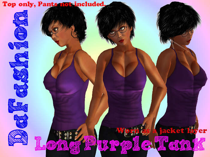 DaFashion Tank Long Purple