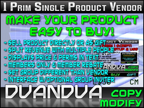 Dvandva 1 Prim Single Product Vendor