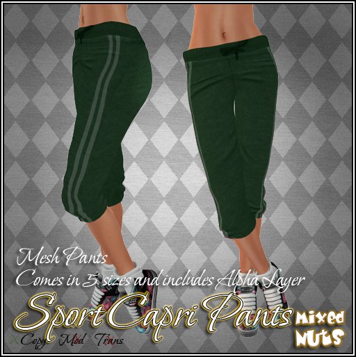 MN - Mesh Sport Capri - Green