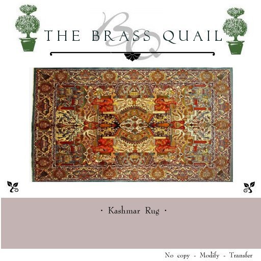 · Kashmar Rug · 
