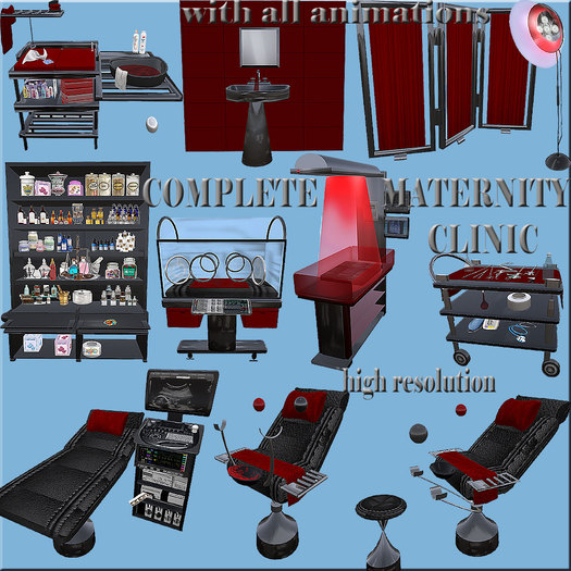 CLINIC FOR BIRTH D&V - TRUE BLOOD - FULL SET - BOX