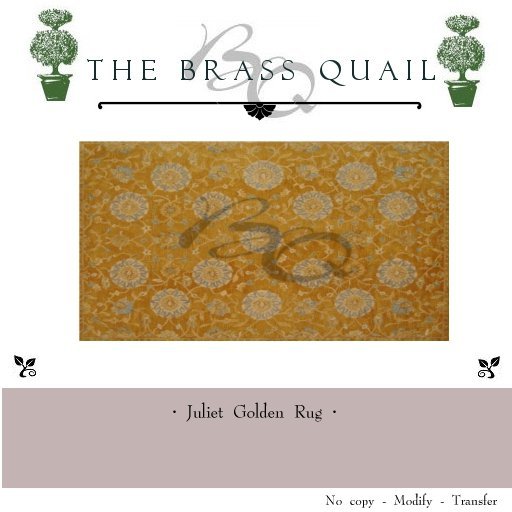 · Juliet Gold Rug ·