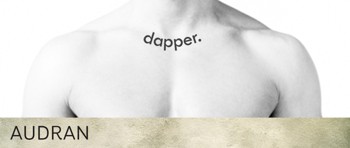 AUDRAN Unisex Collarbone Tattoo 'Dapper'
