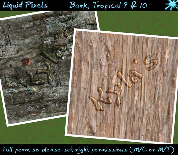 Bark, Tropical 9 & 10