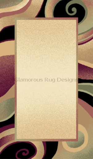 QUALITY Modern Rug – Carmen Cream  - 1 Prim!