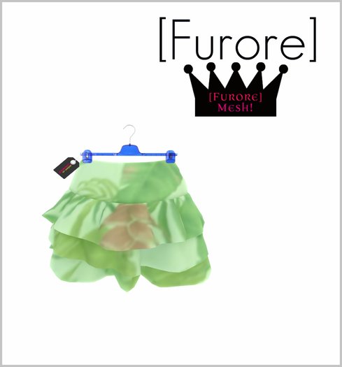[Furore] Mesh Ruffle Skirt [Collection] *Jungle*