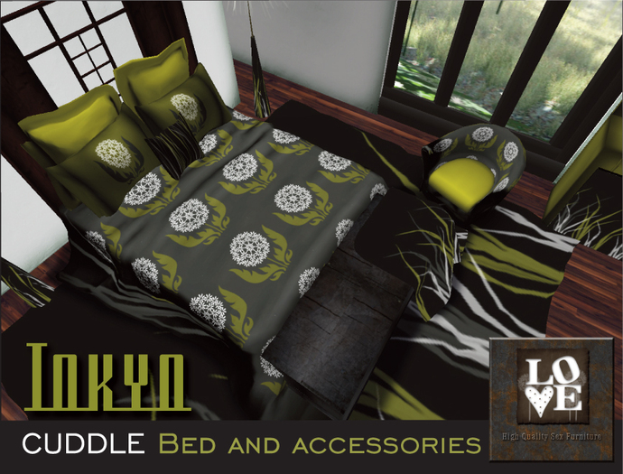 Tokyo menu driven Love and Cuddle Bed, Room-In-A-Box
