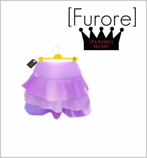 [Furore] Mesh Ruffle Skirt [Collection] *Cyantrope*
