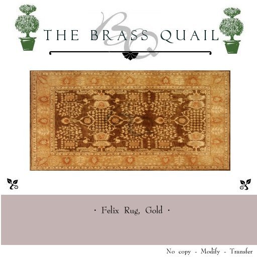 · Felix Gold Rug ·