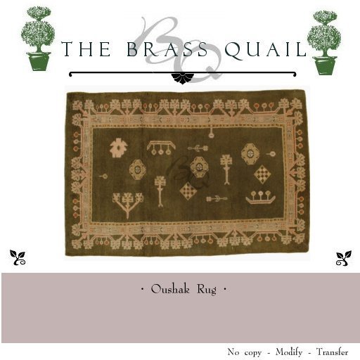 · Antique Oushak ·
