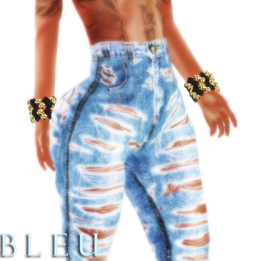 - B L E U - Cuff Me Black&Gold (BOXED)