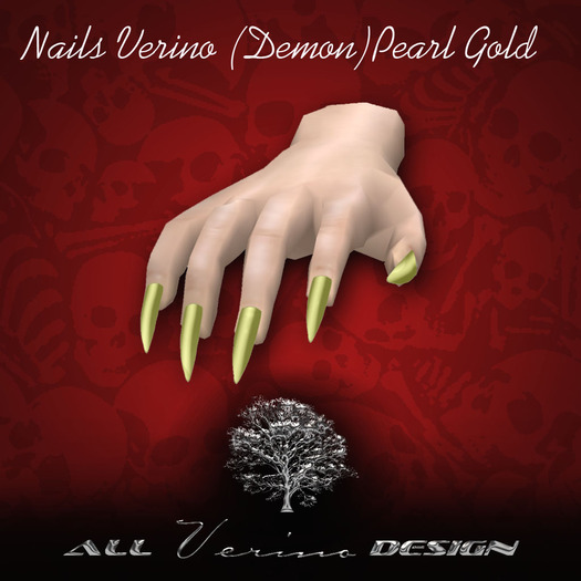 Nails Verino (Demon)Pearl Gold
