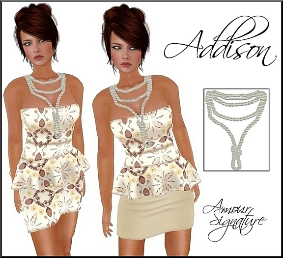 Amour Signature - Addison MESH Dress - F