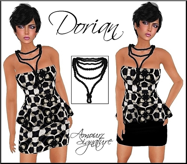 Amour Signature - Dorian MESH Dress  - A