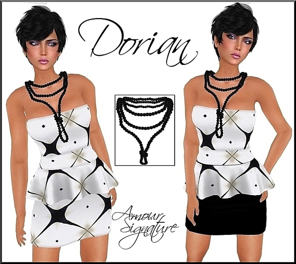 Amour Signature - Dorian MESH Dress  - B