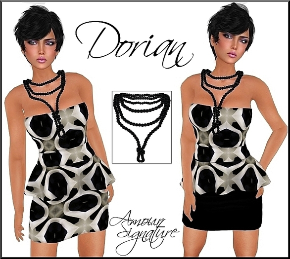 Amour Signature - Dorian MESH Dress  - E