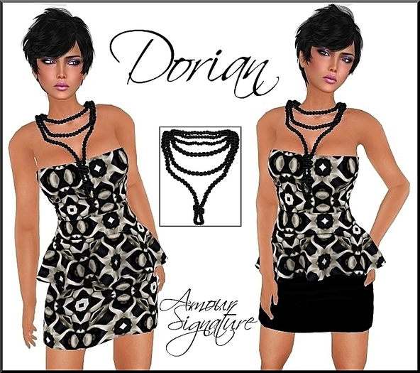 Amour Signature - Dorian MESH Dress  - F