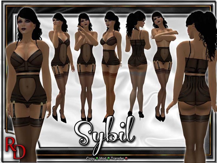 *RD* Sybil Retro Lingerie Set