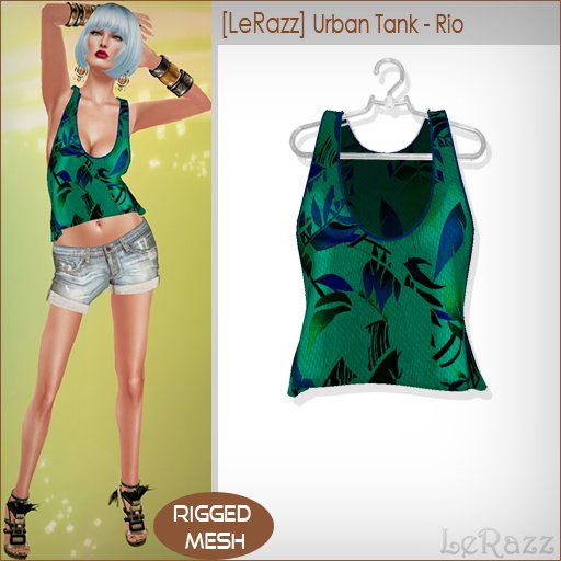 [LeRazz] Urban Tank - Rio (Rigged Mesh)