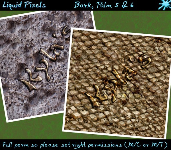 Bark, Palm 5 & 6