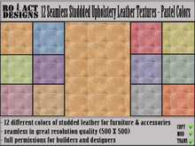 ..::RO!ACT::..DESIGNS 12 Seamless Studded Upholstery Leather