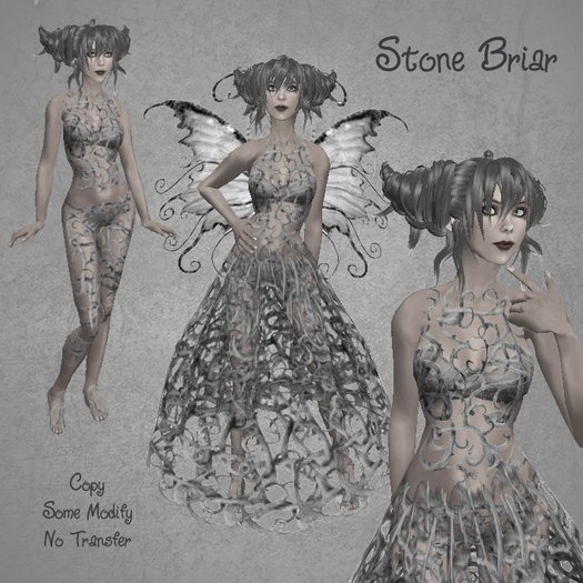 Second Life Marketplace - Stone Briar - Dark fairy outfit