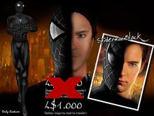 PROMO 50% OFF!!! Spiderman Black