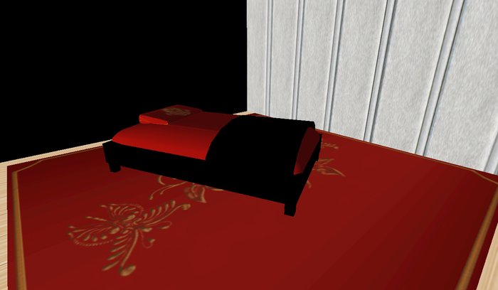 Asian Lounger with Butterfly Rug