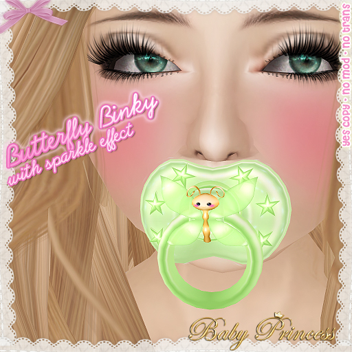 :*BABY*: Butterfly Binky - Green