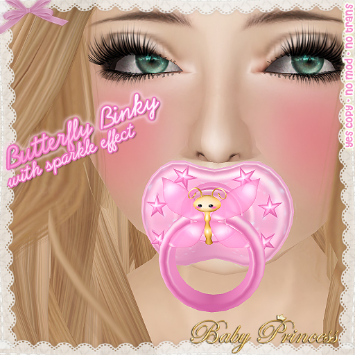 :*BABY*: Butterfly Binky - Pink