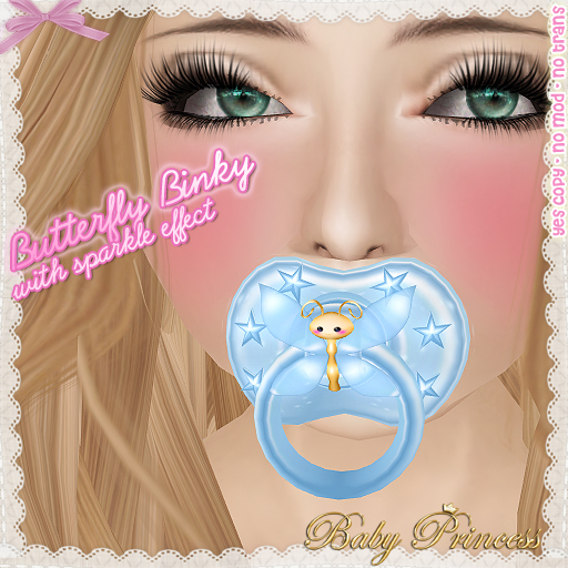 :*BABY*: Butterfly Binky - Blue