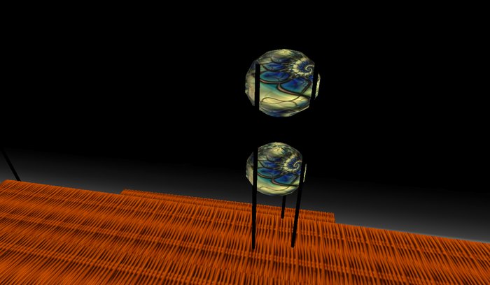 Fractal Glass Art Lamp
