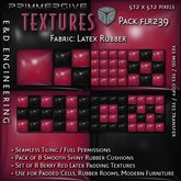 [FLR239] 8 Berry Red Latex and Black Latex Cushion Textures Berry Red Latex Textures Vinyl Textures by E&D ENGINEERING