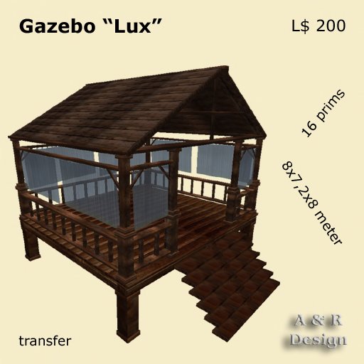 A&R Design - Gazebo Lux (boxed)