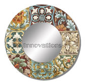 Floral Mirror Round