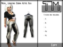 [TM] Mesh_ Legging Snake