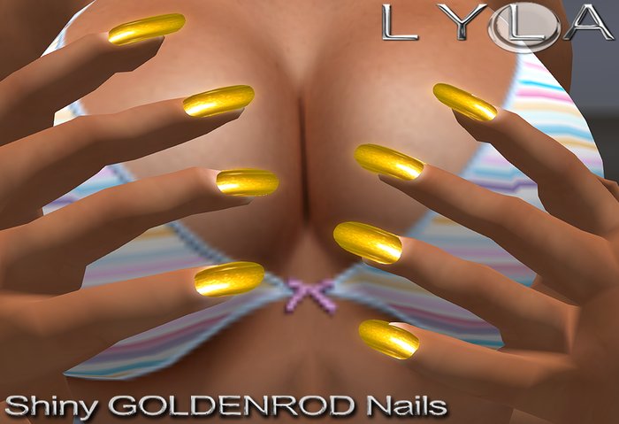 ! Lyla ! - Shiny Goldenrod Nails