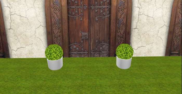 round ball pot white