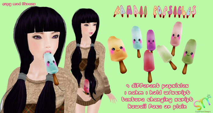 Kawaii Popsicles
